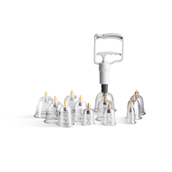 Box of 12 professional cupping with pump