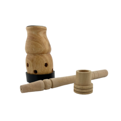 dokuson-bruloir-A-moxa-en-Holz-mit-A-Kanal