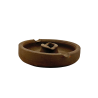 Ashtray and exterior at Moxa in terracotta